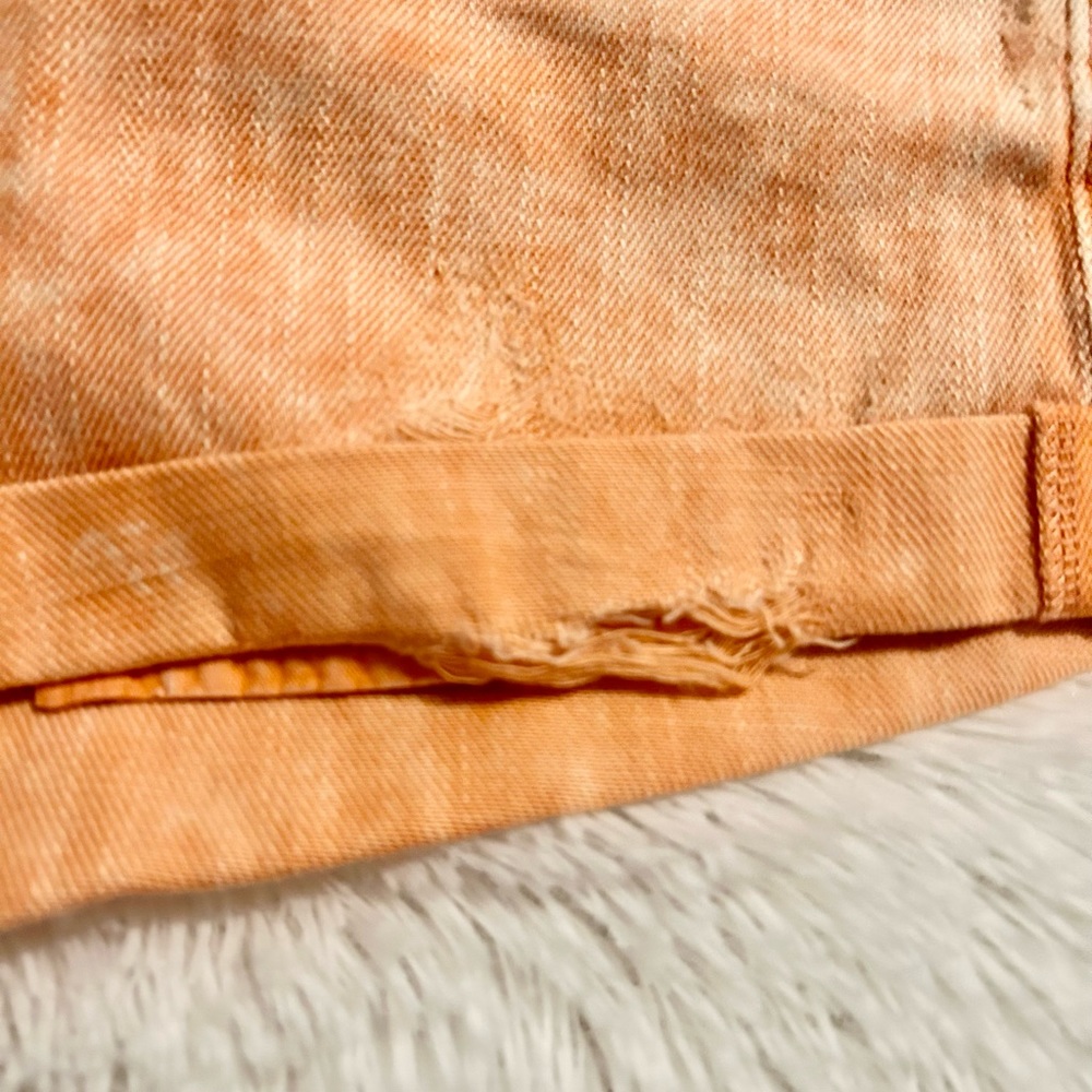 Free People Rolled Cuttoff Denim Shorts - Picture 7 of 14